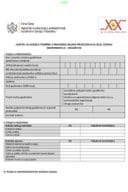 Obrazac zahtjeva za dodjelu podrške za podizanje i modernizaciju, opremanje proizvodnih voånih zasada za 2025. godine