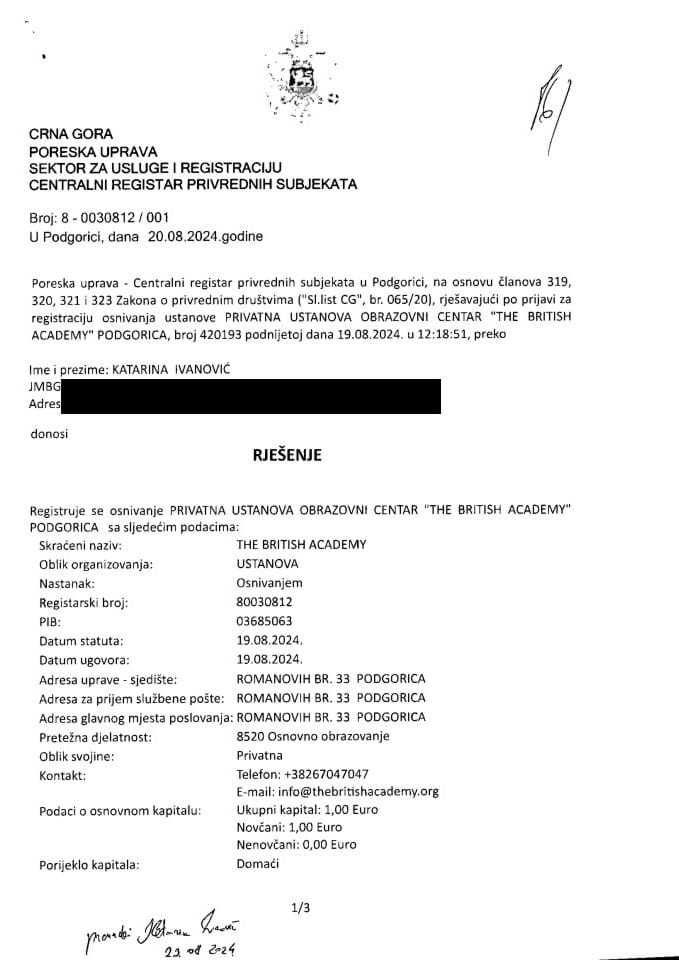 Informacija I 05/02-UP-250/4-25