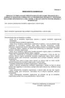 Obrazac za predlaganje predstavnika/ce NVO u Komisiji za raspodjelu sredstava za finansiranje projekata i programa NVO u 2026. godini u oblasti zaštite životne sredine u saobraćaju