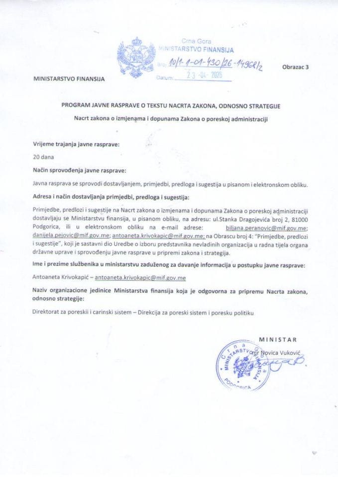 Program javne rasprave