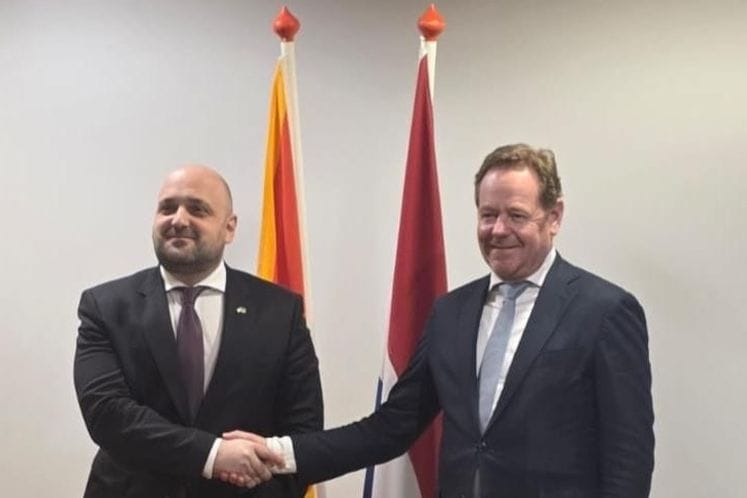 Ministar pravde Crne Gore Bojan Božović sastao se juče sa ministrom pravde i bezbjednosti Kraljevine Nizozemske Dejvidom Van Vilom