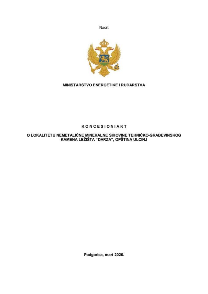 KA Darza sa pratecom dokumentacijom