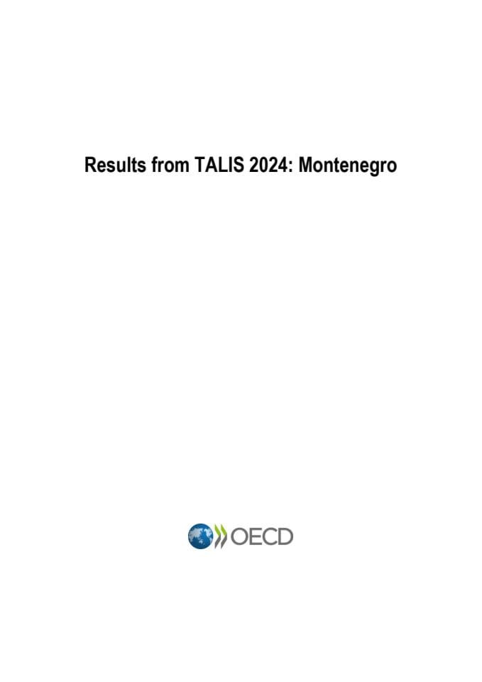 Results from TALIS 2024 - Montenegro
