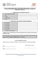 Образац - Захтјев за одабир ветеринара 2026