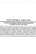 Nacrt sektorske analize - zaštita potrošača
