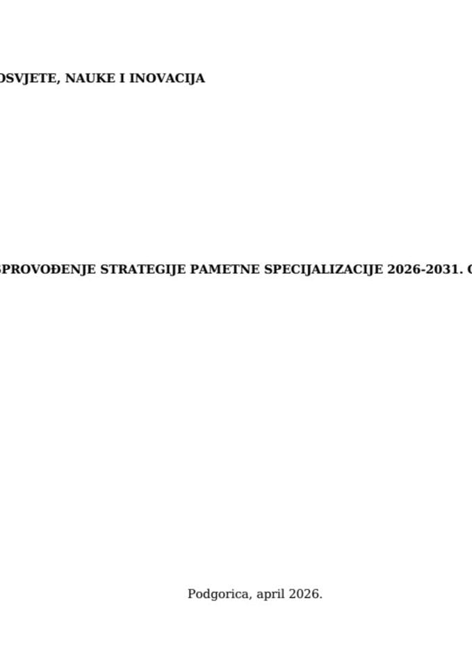 S3 Akcioni plan 2026-2027