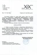 Informacija o zaključivanju Memoranduma o saradnji između Ministarstva zdravlja Crne Gore i Ministarstva zdravlja Republike Portugal u oblasti zdravstva i medicinskih nauka s Predlogom memoranduma - Zaključci