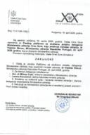 Predlog platforme za službenu posjetu delegacije Ministarstva zdravlja Crne Gore koju predvodi ministar zdravlja dr Vojislav Šimun, Ministarstvu zdravlja Republike Portugal, 22. april 2026. godine - Zaključci