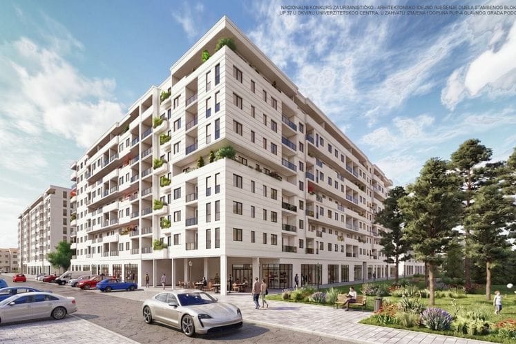 Rezulati Nacionalnog konkursa za urbanističko – arhitektonsko idejno rješenje dijela stambenog Bloka 1, na UP 37 u okviru Univerzitetskog centra