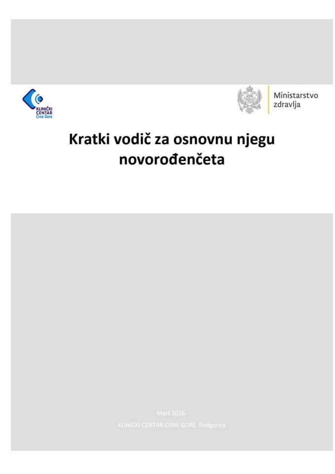 Vodič za Osnovnu njega novorođenčeta