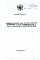GODIŠNJI PROGRAM RADA UPRAVE POMORSKE SIGURNOSTI SA REALIZACIJOM POSLOVA IZ OBLASTI SIGURNOSTI POMORSKE PLOVIDBE