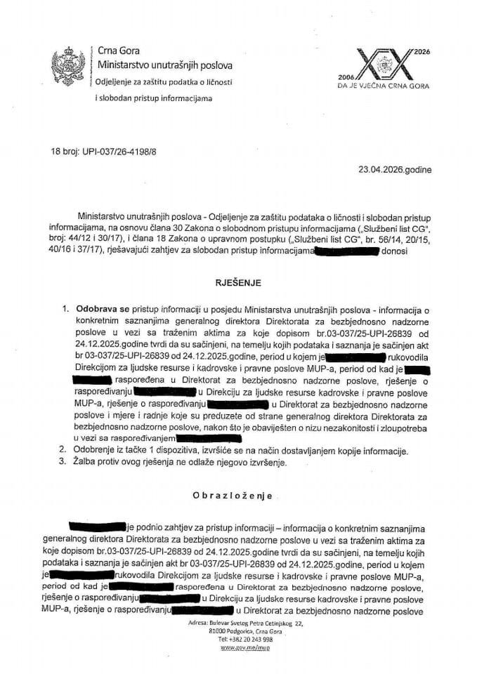 rješenje br. 18-UPI-037/26-4198/8