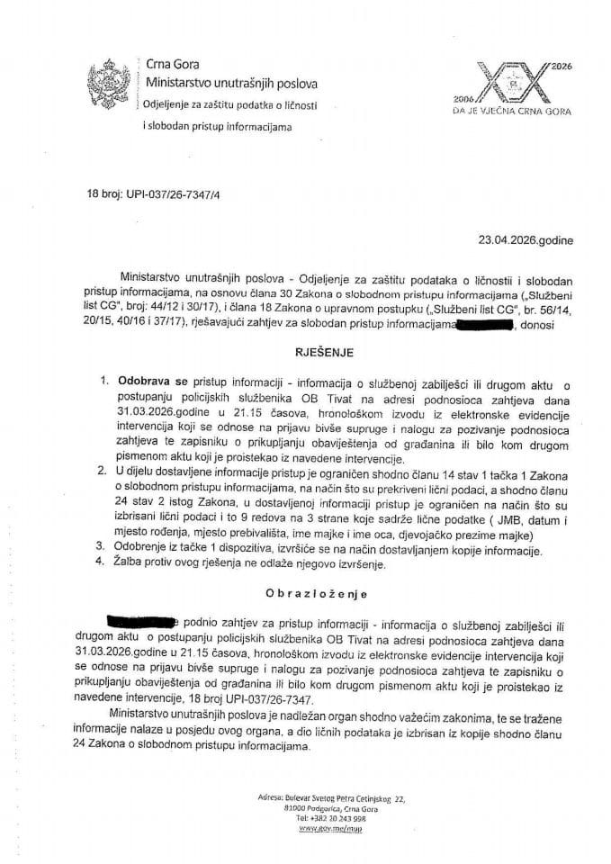 rješenje br. 18-UPI-037/26-7347/4