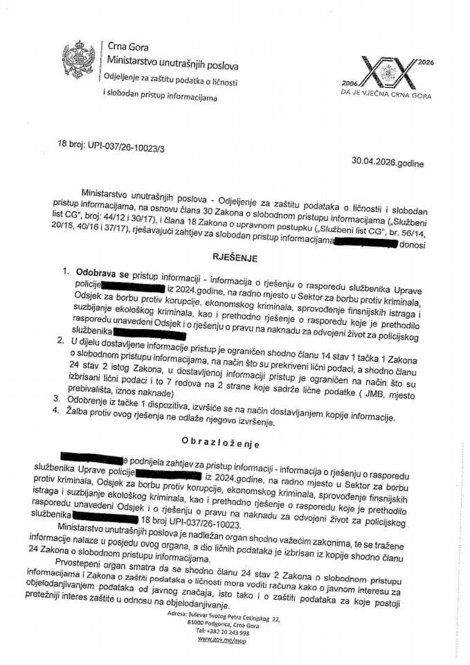 rješenje br. 18-UPI-037/26-10023/3