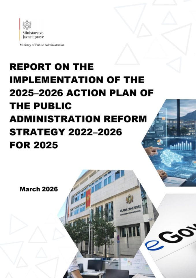 Report on The implementaton of The 2025-2026 AP of The Public Administration Reform Strategy 2022-2026 for 2025