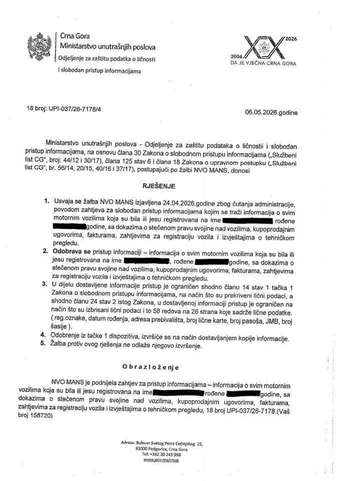 rješenje br. 18-UPI-037/26-7178/4