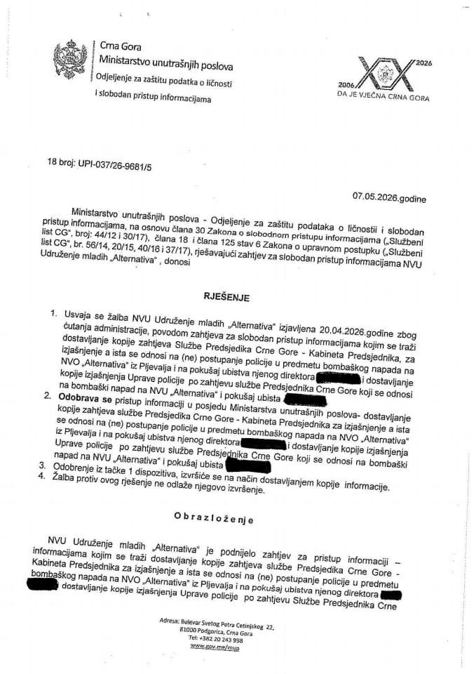 rješenje br. 18-UPI-037/26-9681/5