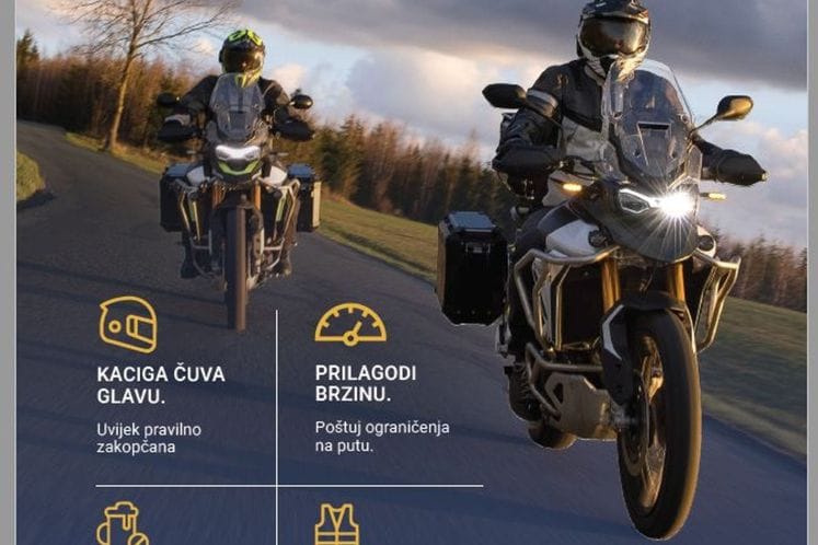 Uprava policije, BMW Voli Motors, No Limit Bikers i Magnus Moto sjutra organizuju preventivnu kampanju „Bezbjedno na dva točka“ s ciljem unapređenja bezbjednosti motociklista u saobraćaju