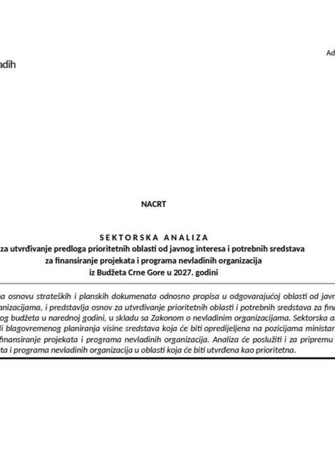 2. NEET MLADI - Sektorska analiza