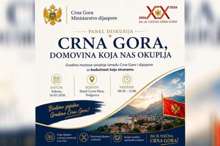Panel diskusija „CRNA GORA – DOMOVINA KOJA NAS OKUPLJA“