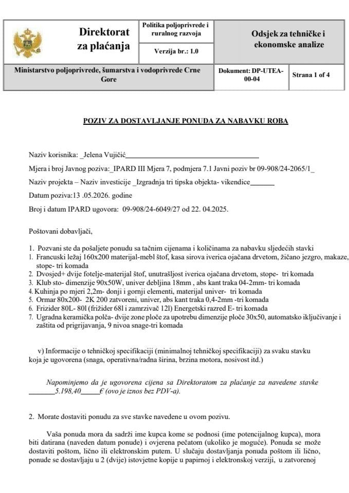 Ponuda namjestaj