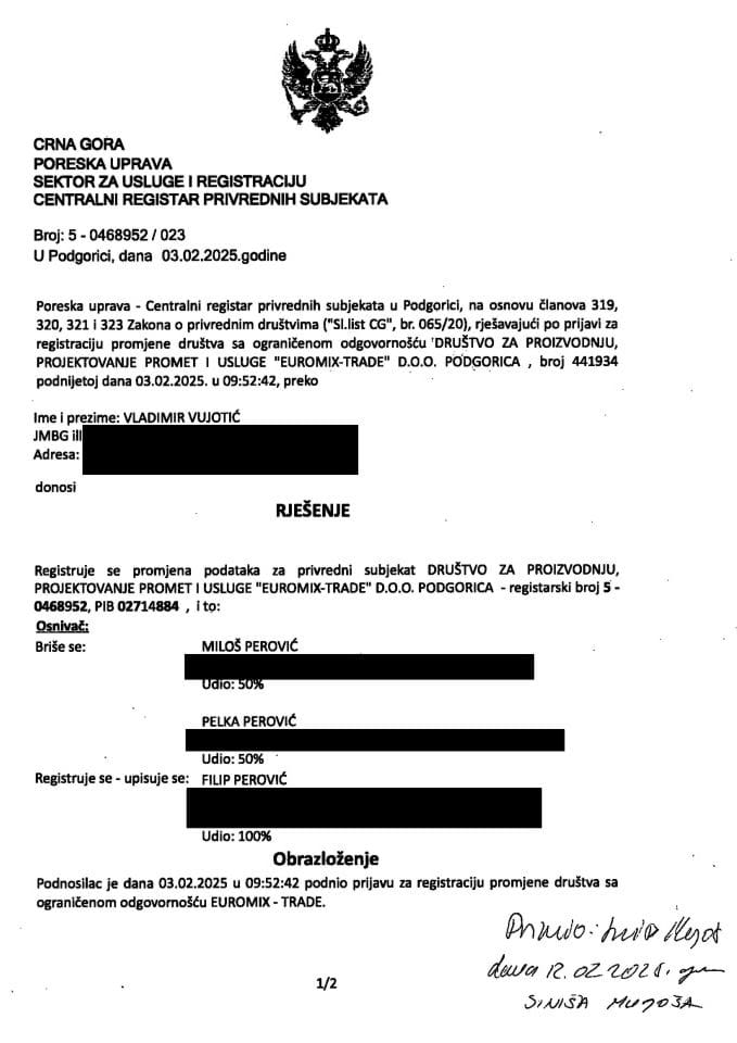 Informacija I 05/02-UP-16866/4-25