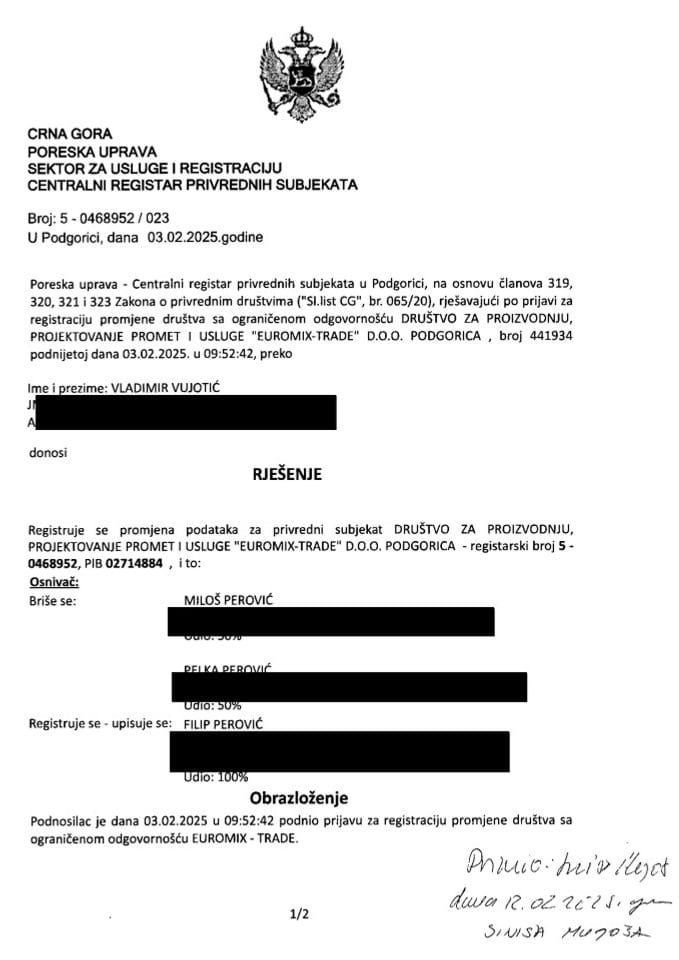 Informacija II 05/02-UP-16866/4-25