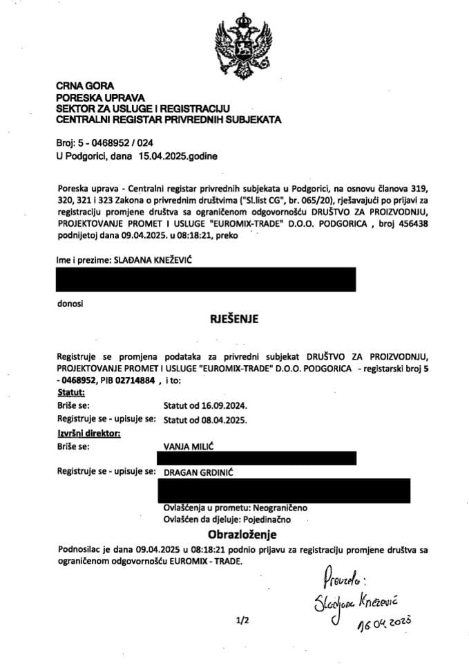 Informacija III 05/02-UP-16866/4-25