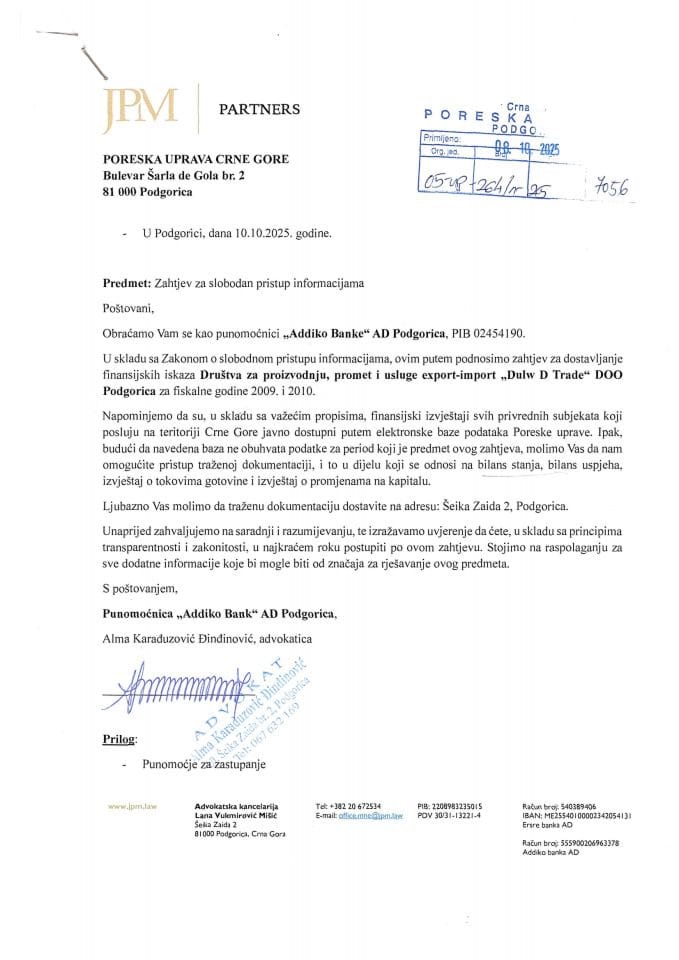 Rješenje 05/02-UP-264/2-25