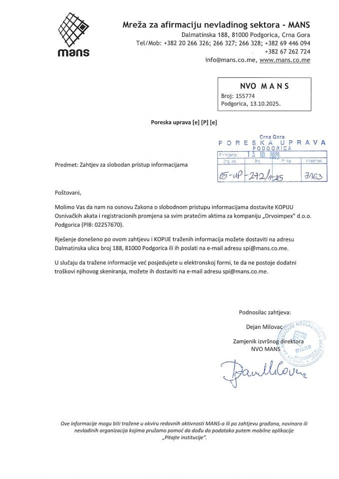 Rješenje 05/02-UP-272/2-25