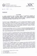 Predlog platforme za učešće predsjednika Vlade mr Milojka Spajića na konferenciji „Inicijativa za međuparlamentarnu saradnju Zapadnog Balkana 2026“, Milano, Republika Italija, 15-17. maj 2026. godine