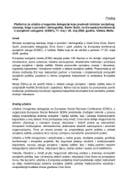 Predlog platforme za učešće crnogorske delegacije, koju predvodi ministar socijalnog staranja, brige o porodici i demografije Damir Gutić, na Evropskoj konferenciji o socijalnim uslugama (ESSC), 17 – 20. maj 2026. godine, Valleta, Malta