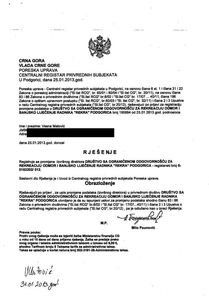 Informacija XIII 05/02-UP-278/5-25