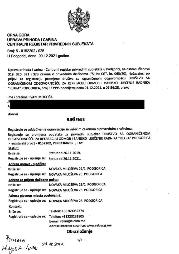 Informacija XXVI 05/02-UP-278/5-25