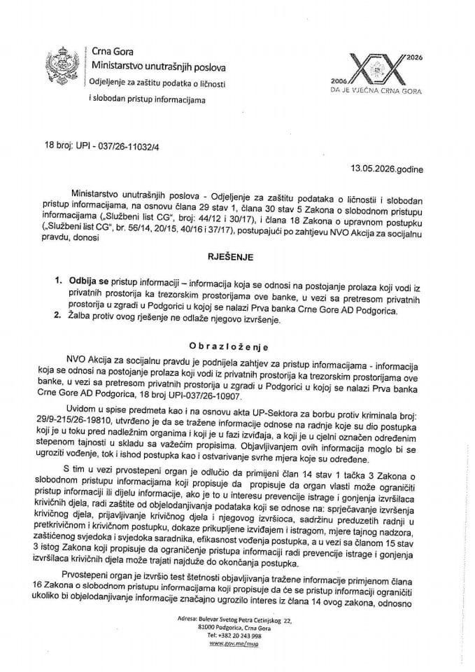rješenje br. 18-UPI-037/26-11032/4