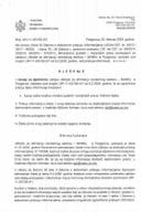 Zahtjev za SPI NVO MANS - UPI 011-037/26-3/1, Rješenje UPI 01-037/26-3/2, Odgovor UPI 01-037/26-3/3