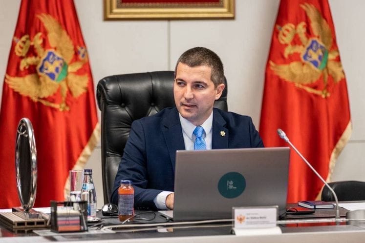 Aleksa Bečić, potpredsjednik Vlade Crne Gore za bezbjednost, odbranu, borbu protiv kriminala i unutrašnju politiku