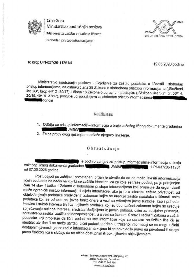 rješenje br. 18-UPI-037/26-11261/4