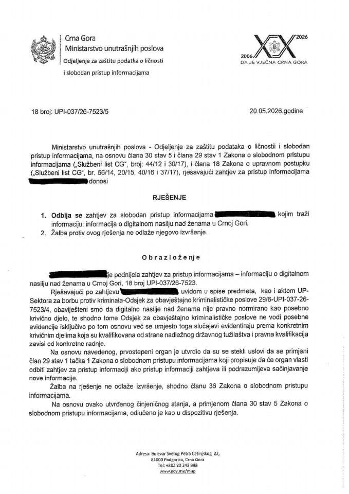 rješenje br. 18-UPI-037/26-7523/5