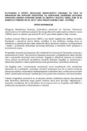 Predlog platforme o učešću delegacije Ministarstva finansija na čelu sa ministrom mr Novicom Vukovićem, na redovnom Godišnjem sastanku Upravnog odbora Evropske banke za obnovu i razvoj (EBRD)