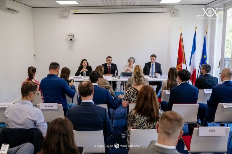 Milojko Spajić - sastanak sa predstavnicima Saveza francuskih preduzeća