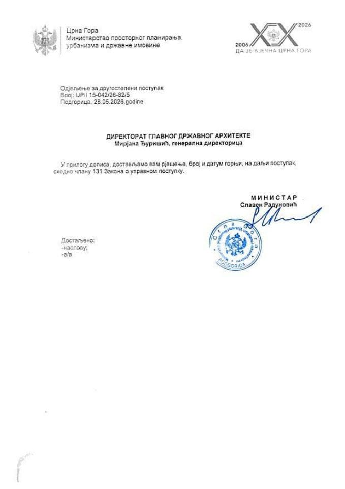 Другостепена рјешења - УПИИ 15-042-26-82-5 РАИНЕР ВАННИ И ТИАНА ВАННИ