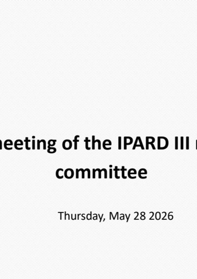 ENG - Presentation THE 7 IMC FOR IPARD III - 28.05.2026.