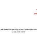 Akcioni plan za implementaciju Strategije razvoja visokog obrazovanja (2024-2027) za 2026-2027. godinu