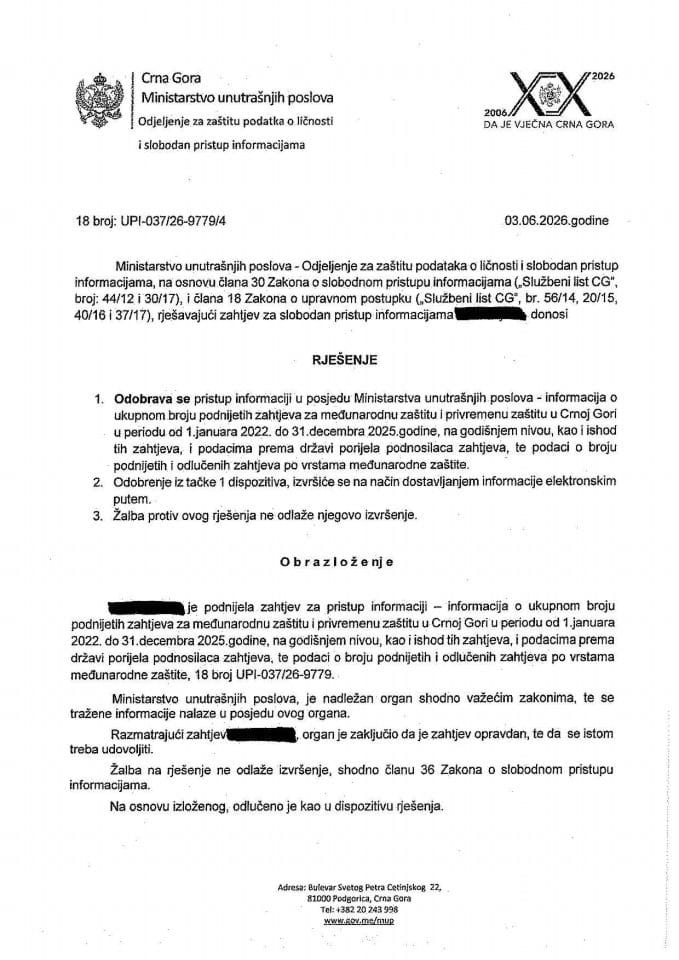 rješenje br. 18-UPI-037/26-9779/4