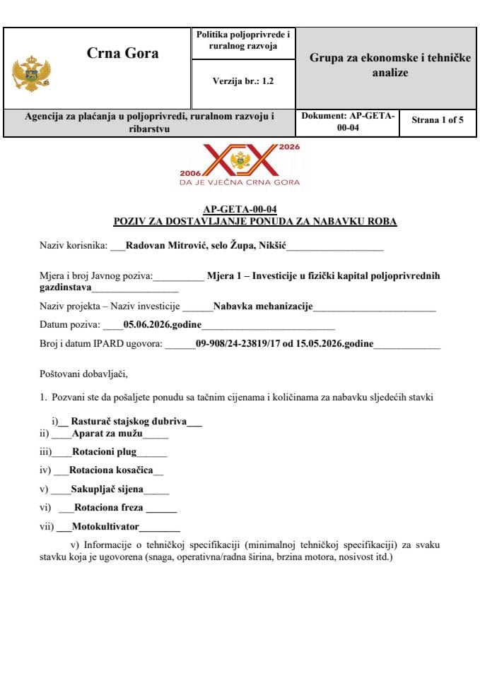 Radovan Mitrović NK, FINIS 05.06.2026.