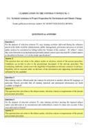 CLARIFICATION TO THE CONTRACT NOTICE No 1