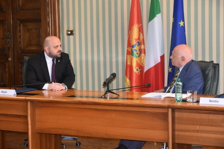 MINISTAR BOJAN BOŽOVIĆ U SLUŽBENOJ POSJETI RIMU - POTPISAN MEMORANDUM O SARADNJI IZMEĐU MINISTARSTAVA PRAVDE CRNE GORE I REPUBLIKE ITALIJE
