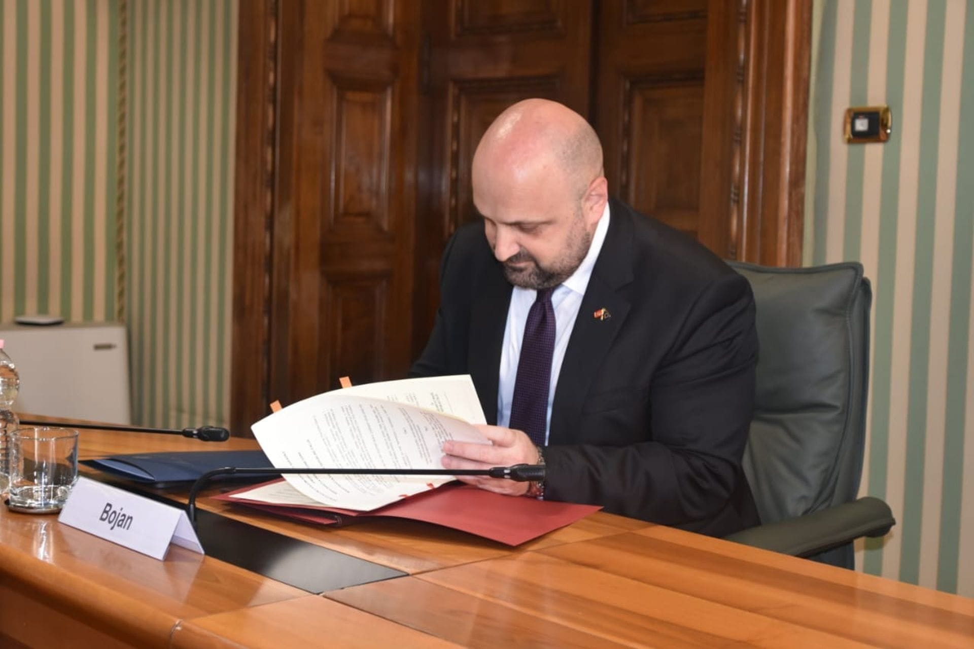 MINISTAR BOJAN BOŽOVIĆ U SLUŽBENOJ POSJETI RIMU - POTPISAN MEMORANDUM O SARADNJI IZMEĐU MINISTARSTAVA PRAVDE CRNE GORE I REPUBLIKE ITALIJE