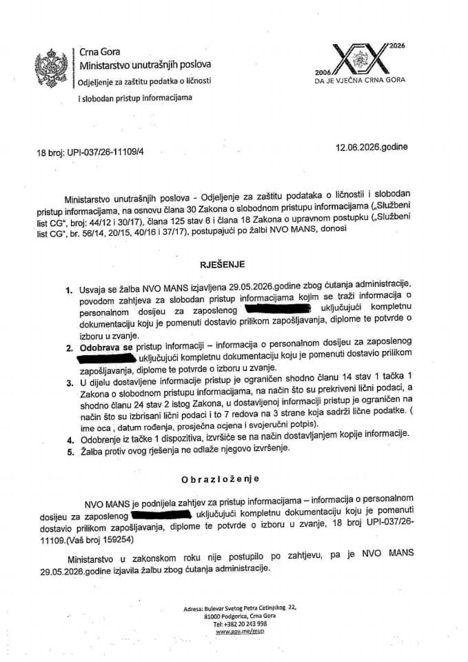 rješenje br. 18-UPI-037/26-11109/4